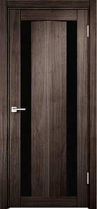 Товар Межкомнатная дверь Легенда Y-6 тон Грей Стекло Лакобель черное