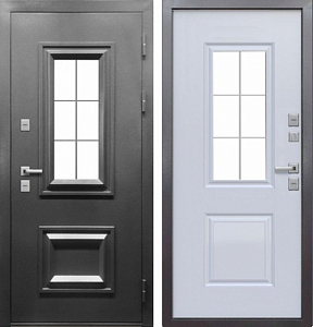 Товар Дверь MXD ТЕРМО ТИТУЛ « ТТ » Стеклопакет Букле Графит DIS007169