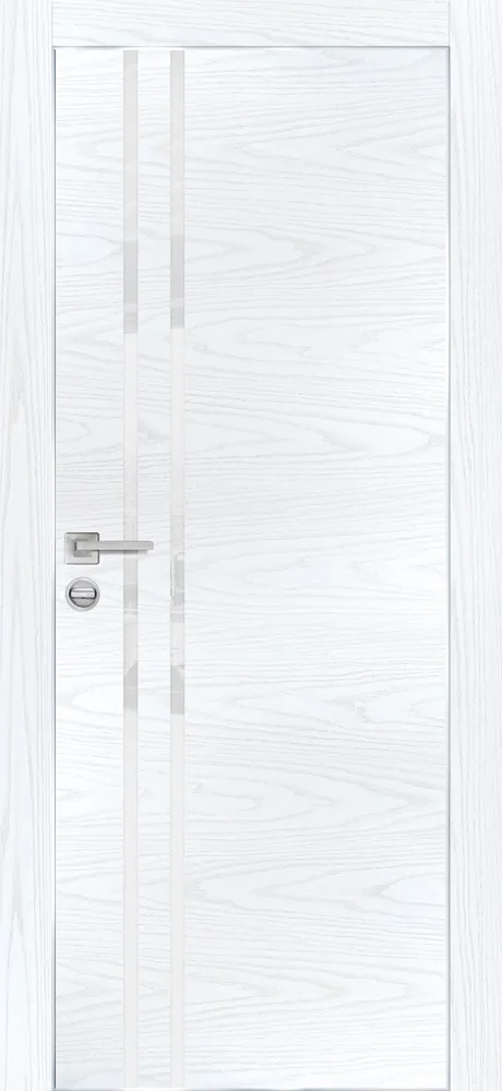 Межкомнатная дверь PX-11  AL кромка с 4-х ст. Дуб скай белый