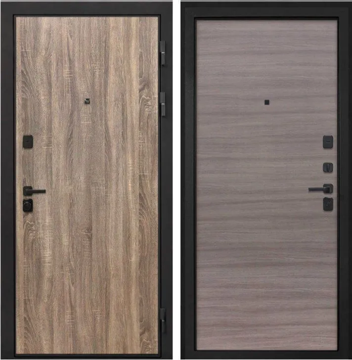 Дверь Интекрон Профит Black (фурнитура черная) Дуб турин DIS007184