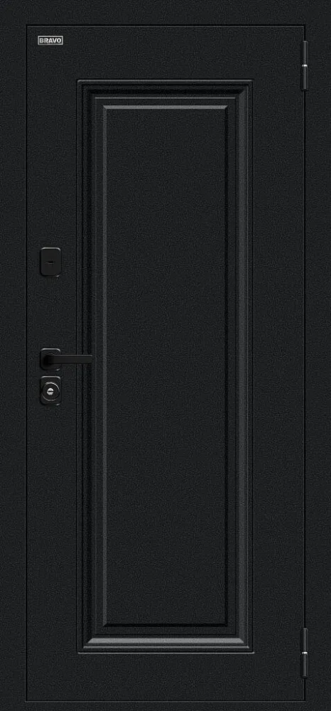 Дверь Thermo Флэш МФ/SBlack Букле черное/White Silk BR6217