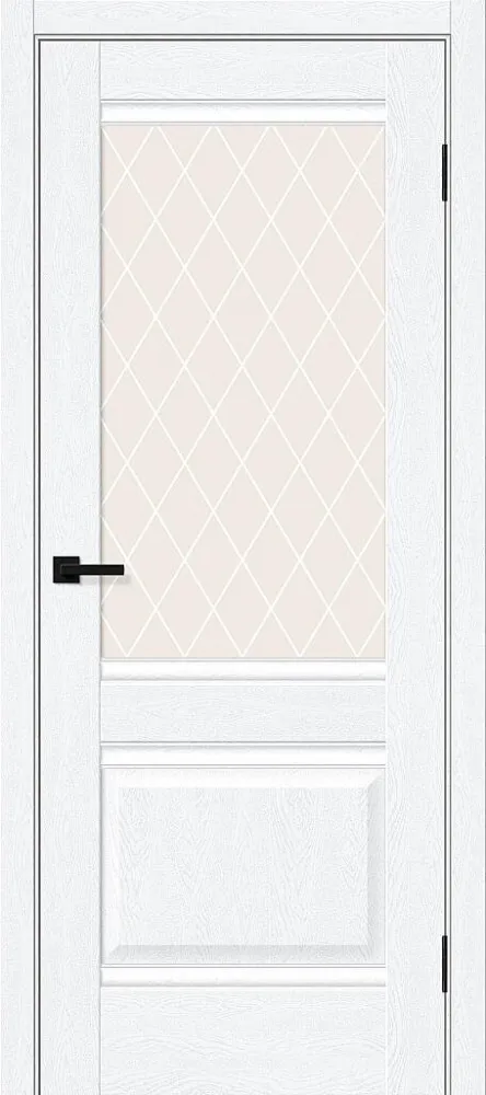 Фото Межкомнатная дверь Прима-3 White Silkwood BR6137